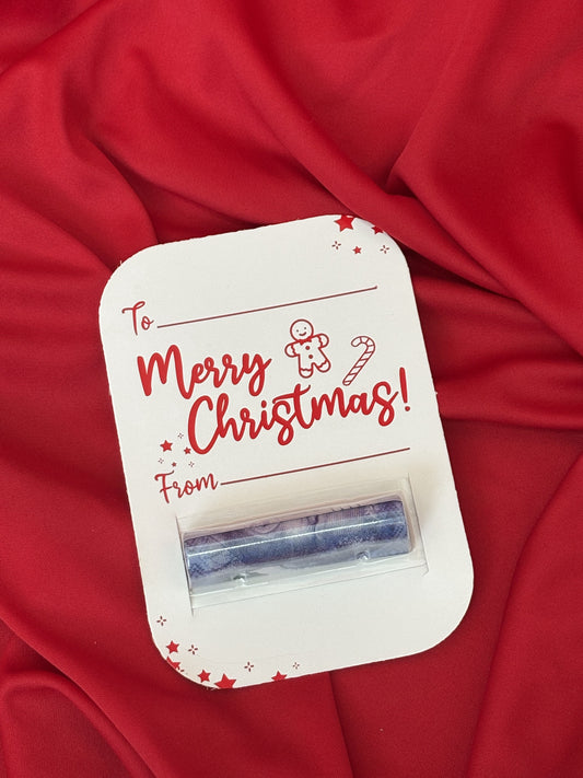 Merry Christmas Money Card Holder (Red on White) 150x105mm