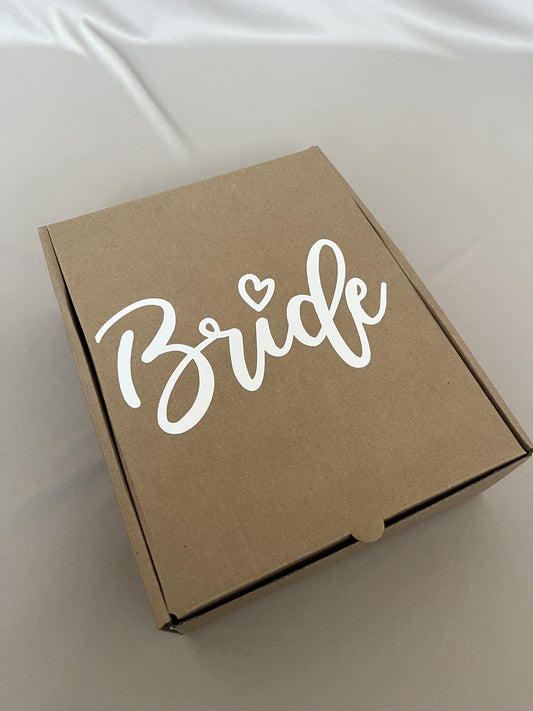 Bride Vinyl Sticker (White) (200x105mm)