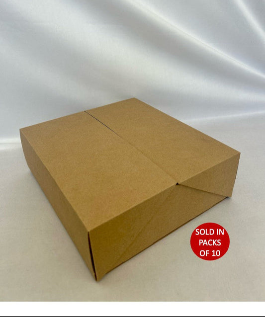 Double Door Gift Box (Kraft) 325x296x108mm (Pack of 10)