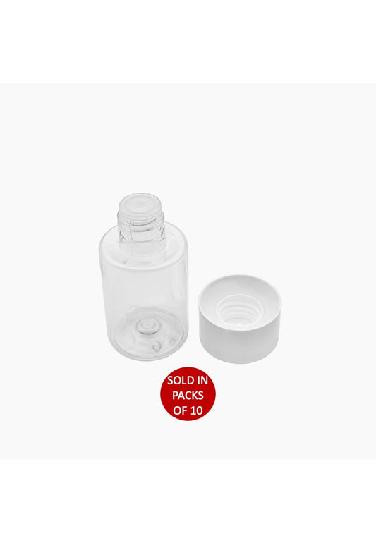 50ml PET Bottle with Closure & Dropper Plug (20mm Neck) (Pack of 10)