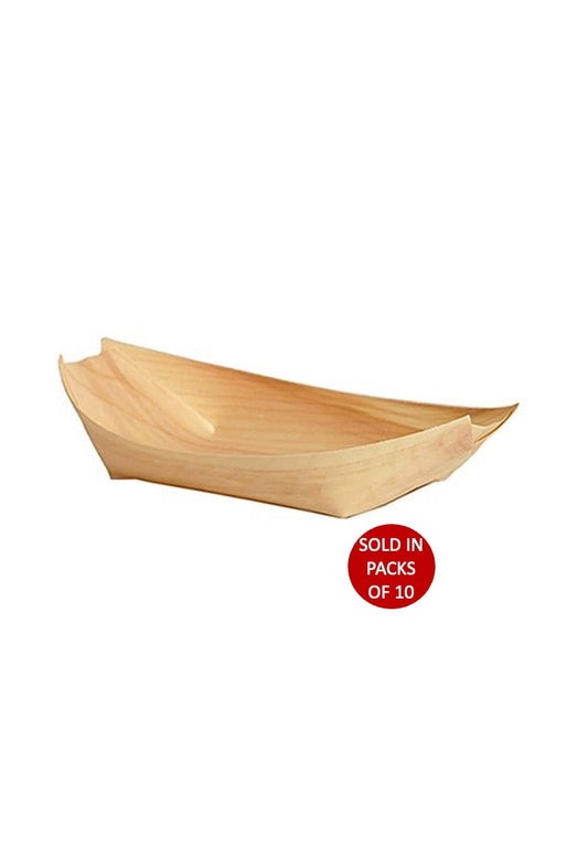 Wooden Boat 140x70x30mm