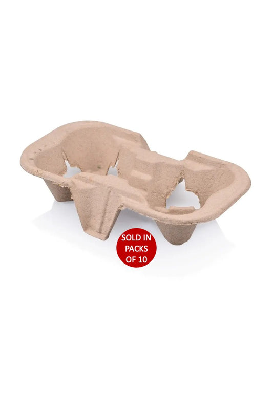 2 Cup Carry Tray (Pack of 10)