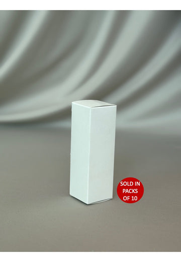 White Perfume Box 35x35x108mm (Pack of 10)