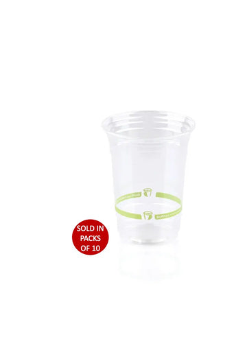 500ml Clear Bio Smoothie Cup (Pack of 10)