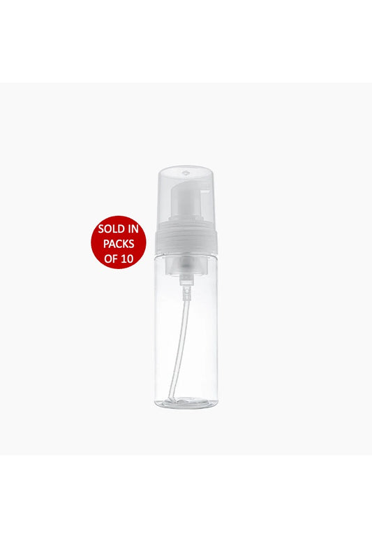 150ml Foam Bottle with Closure (Clear) (Pack of 10)
