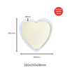 Plastic Sweethearts Box (Large) 150x150x28mm