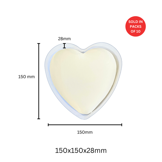 Plastic Sweethearts Box (Large) 150x150x28mm