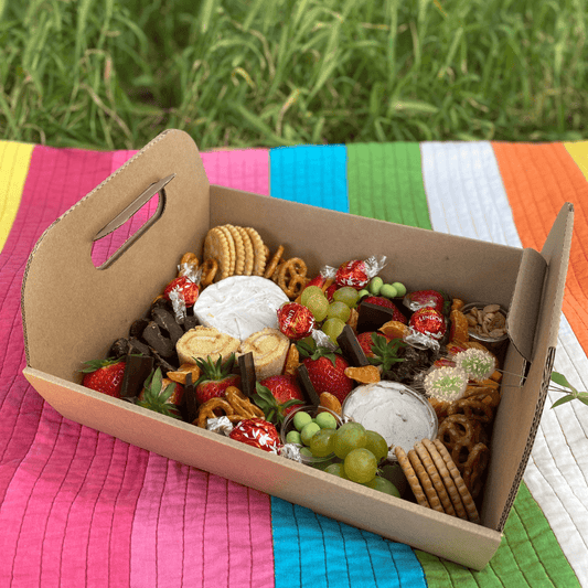 Kraft Hamper Tray with Handles