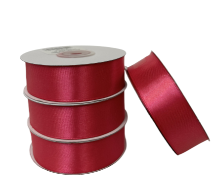 25mm x 30m Satin Ribbon (Candy Pink)