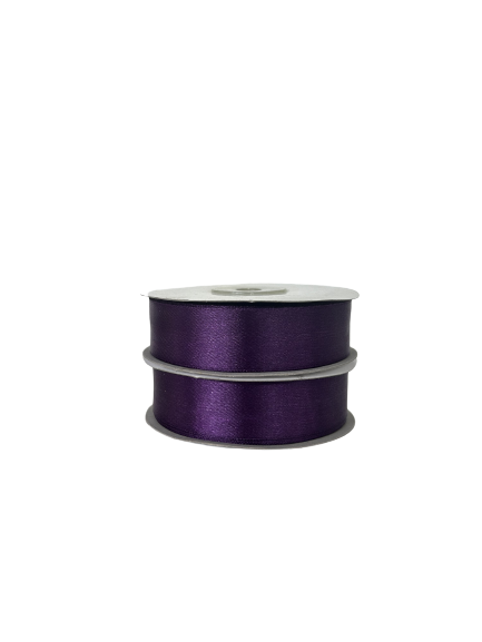 25mm x 30m Satin Ribbon (Purple)