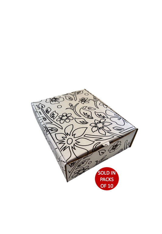 Large White Shipper Box 285x226x84mm (Flowers)