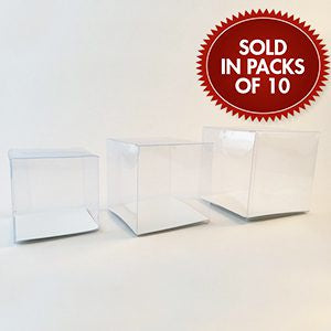 Large Cupcake Box 80X80X80mm (Pack of 10)
