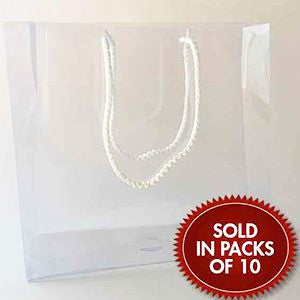 PVC Gift Bag With White Handles