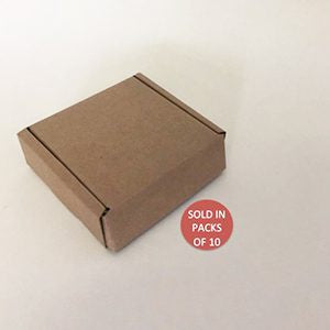 Kraft Flip Lid Box 125x118x38mm