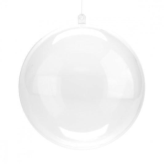 Plastic Christmas tree bauble 100mm in size