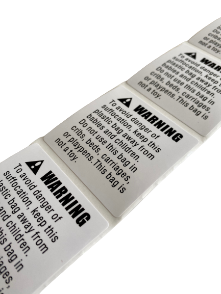 Warning Stickers (500)