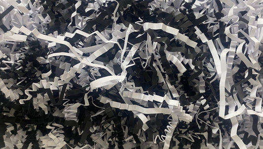 Salt & Pepper Crinkle Shredded Paper (100g)