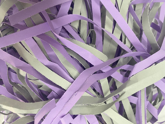 Purple & Platinum Grey Shredded Paper (90g)