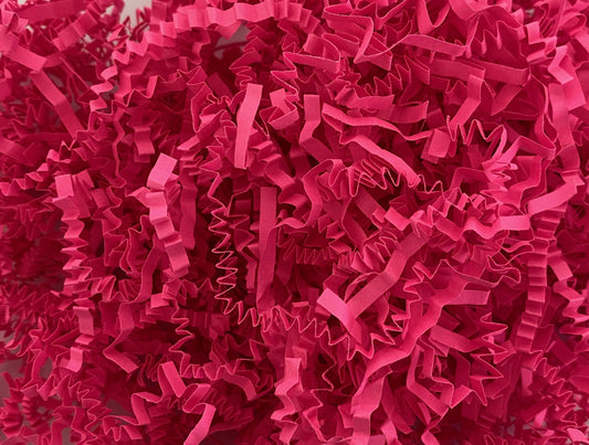 Lumo pink crinkle shredded paper box filler 100 gram packet