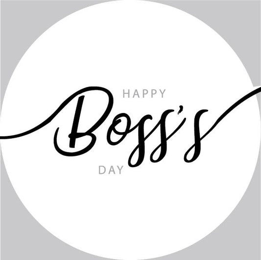 Happy Boss's Day Sticker (Pack of 15)