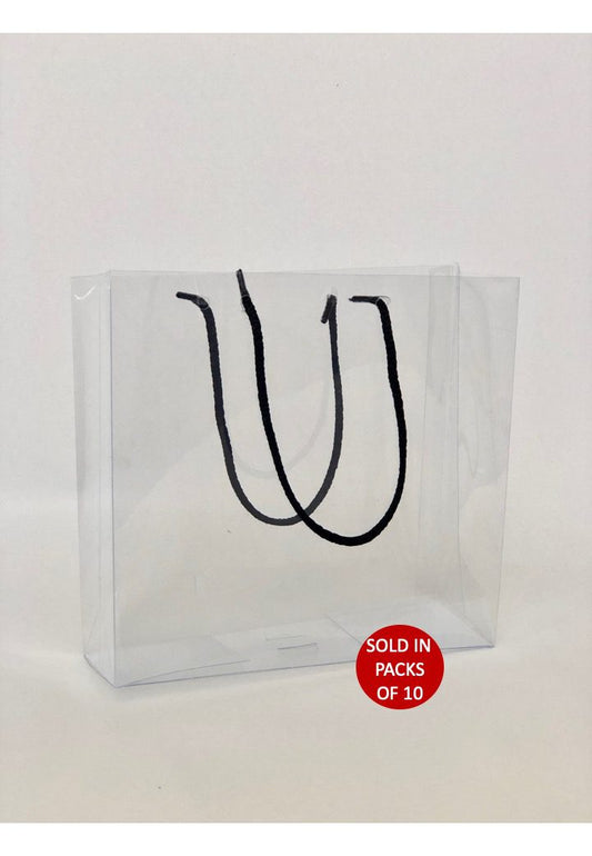 PVC Gift Bag with Black Handles