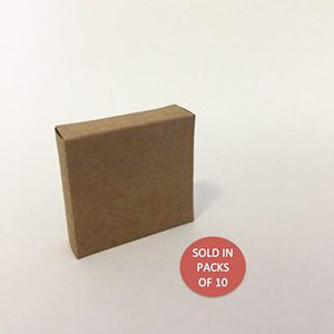 Flat Kraft Box 60x60x17mm