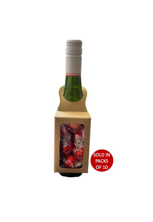 Bottle neck gift tag gift box kraft - In The Box