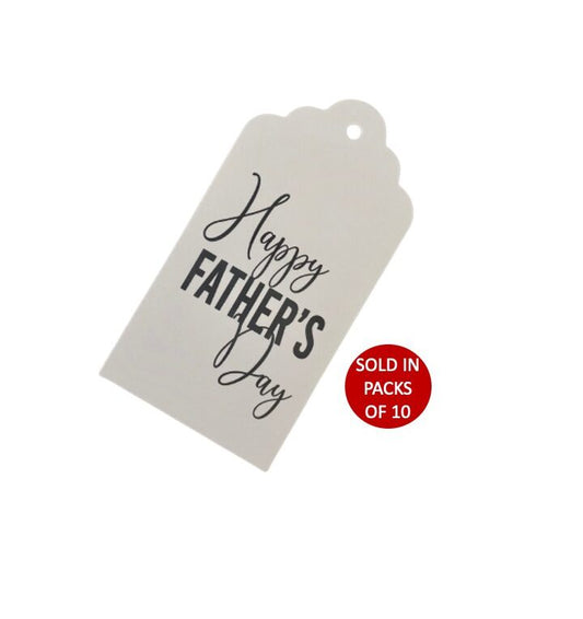 Happy Father's Day Tag (White)