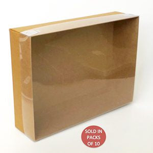 Kraft Hamper Box 300x220x80mm (Pack of 10)