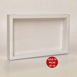 Rectangle Chocolate Box (White)139x217x30mm (Pack of 10)