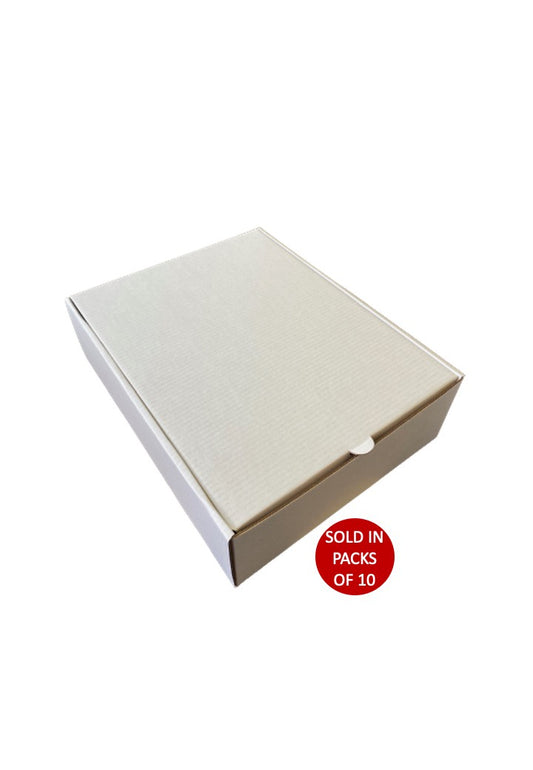 Large White Shipper Box 285x226x84mm (Pack of 10)