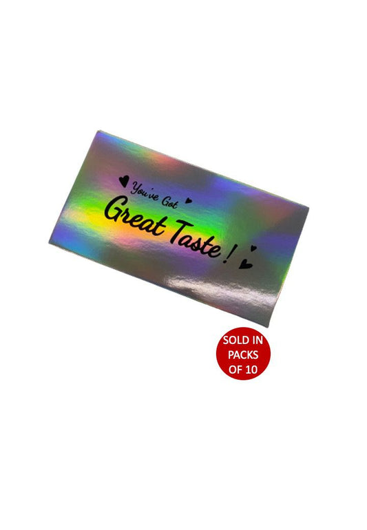 Thank You Card (Great Taste) 90x50mm