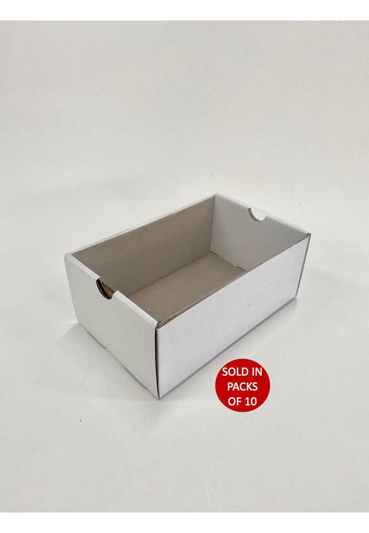 Small White Sliding Gift Box with PVC Sleeve