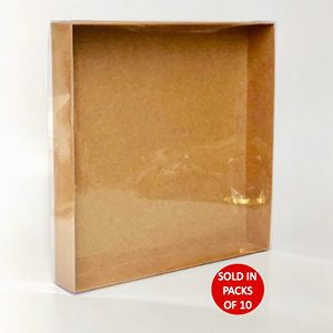 Display Box 250x250x40mm (Kraft) (Pack of 10)
