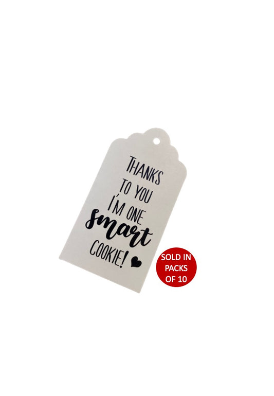 Smart Cookie Tag (White)