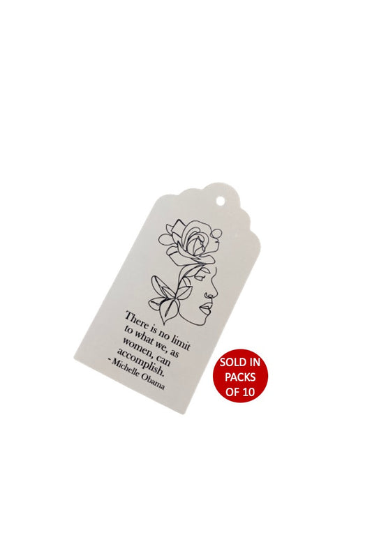 Michelle Obama Tag (White)