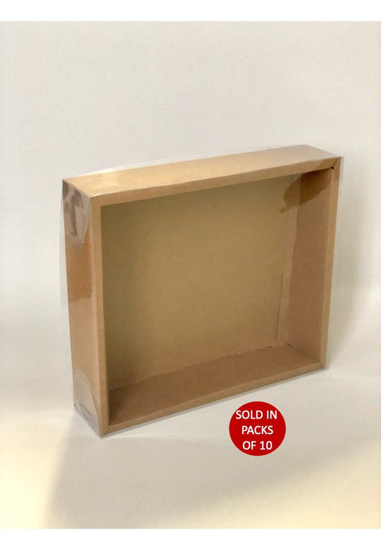 Large Cookie Box (Kraft) 216x250x60mm