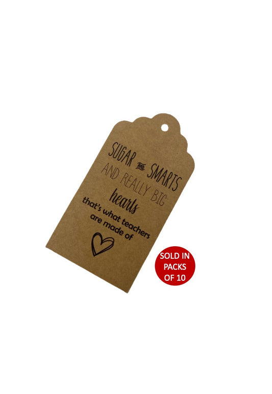 Sugar & Smarts Tag (Kraft)