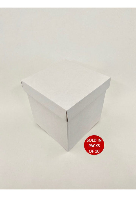 Tall gift box white