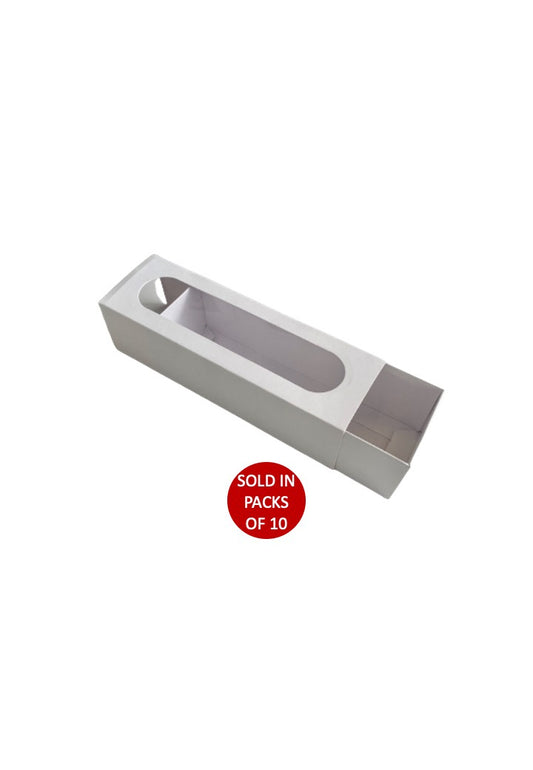 Cookie Sleeve Box (White) 183x55x50mm