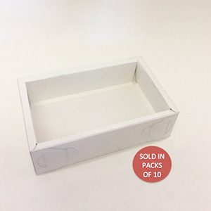 White Cookie Box 216x138x60mm