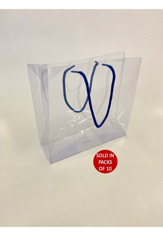 PVC Gift Bag with Navy Handles