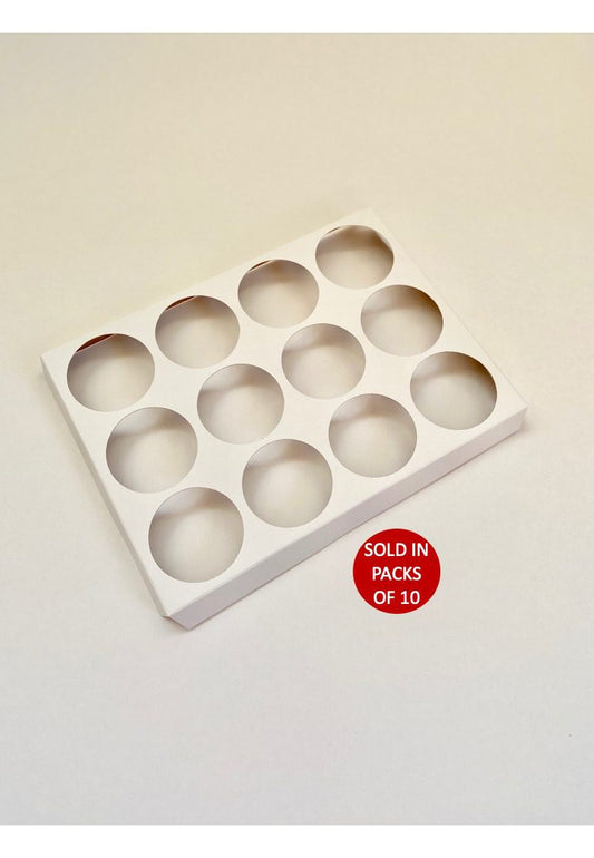 12 Cupcake INSERT (White)