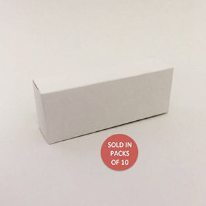 White Rectangle Box 120x46x30mm (Pack of 10)