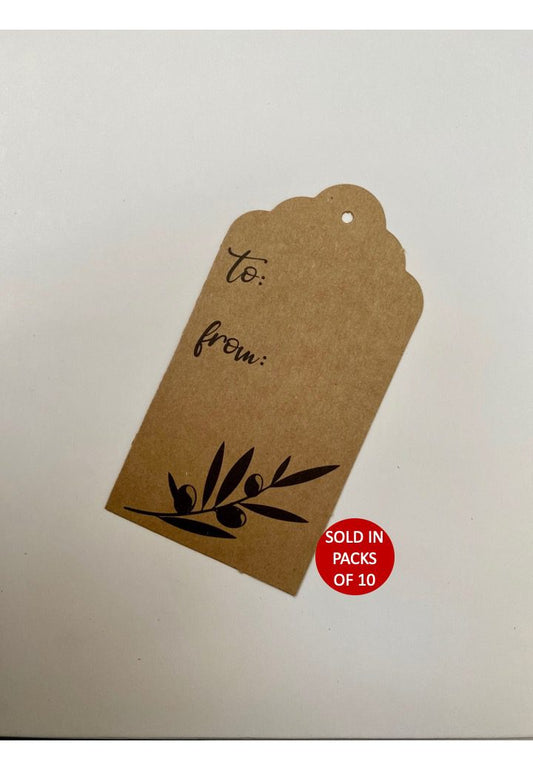 Olive Branch Tag (Kraft)