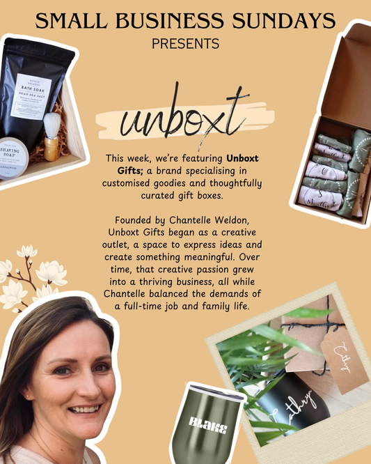 Small Business Sundays presents: UNBOXT GIFTS