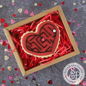 Sugar & Paper Valentine's Day cookies!