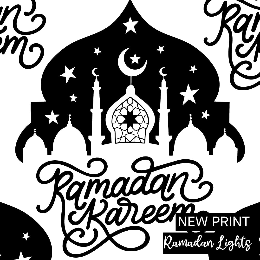 Black Ramadan Lights