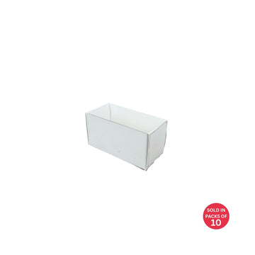 3 Macaron Box (Base & Sleeve) (White)85x46x41mm (Pack of 10)