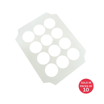 12 Cupcake INSERT (White)